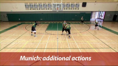 European Set Plays Full Court Basketball
